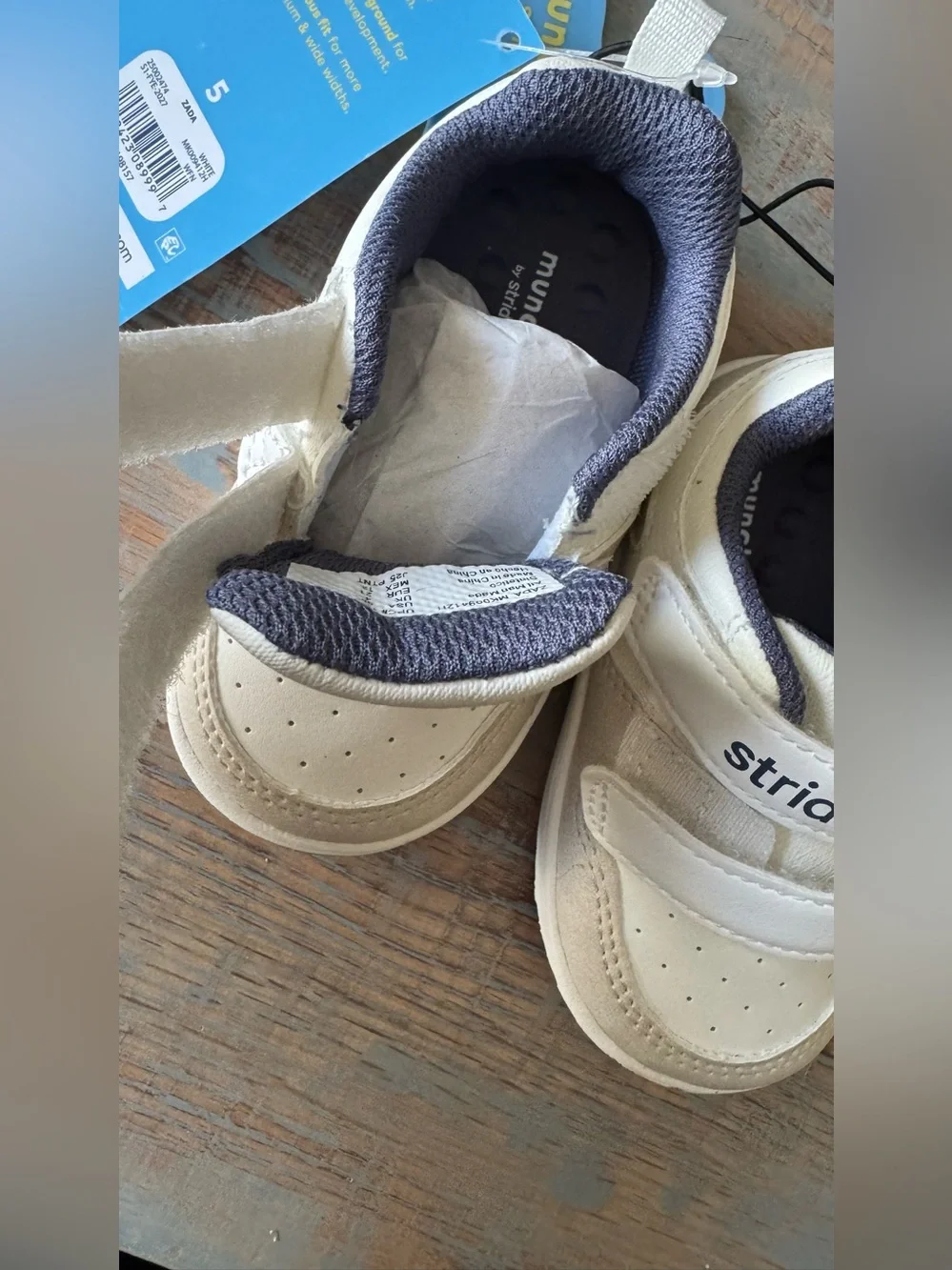 NWT Stride Rite Size 5 Munchkin Infant Toddler Boy Zada Casual Sneaker